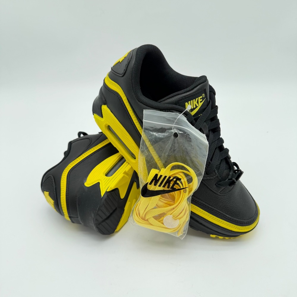 Nike Air Max 90 Undefeated Black Optic Yellow CJ7197-001 Mens 7 Womens 8.5